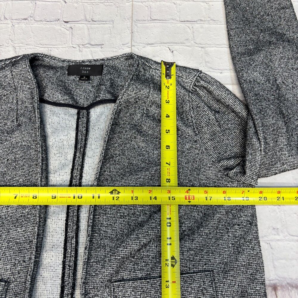 J. Crew 365 Women Open Blazer Jacket Size Small Gray C112 -29 - Picture 3 of 16